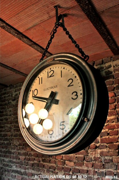 Horloge industrielle