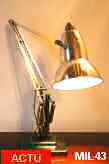 Lampe de bureau Georges CARWARDINE, vers 1932 pour Herbert Terry & Sons, Design breveté, racheté en 1937 par Jacob JACOBSEN 